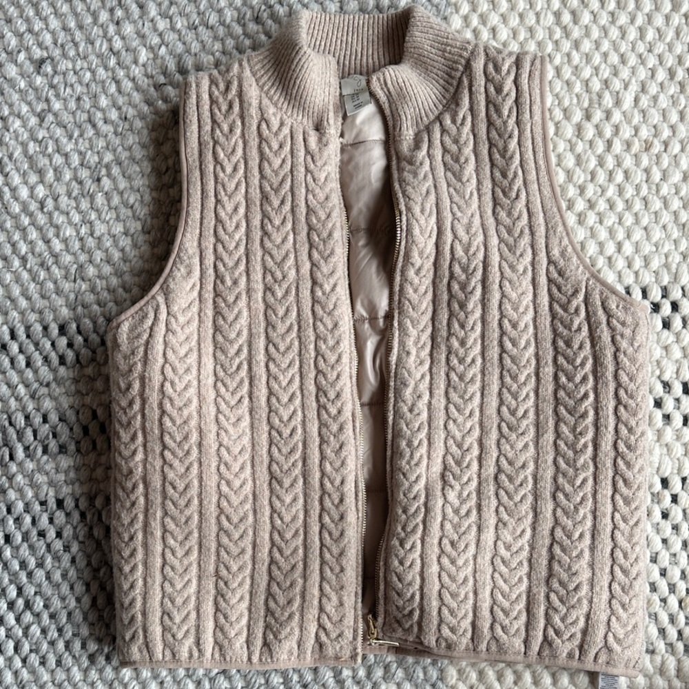 Joie Cable Knit Sleeveless Vest
